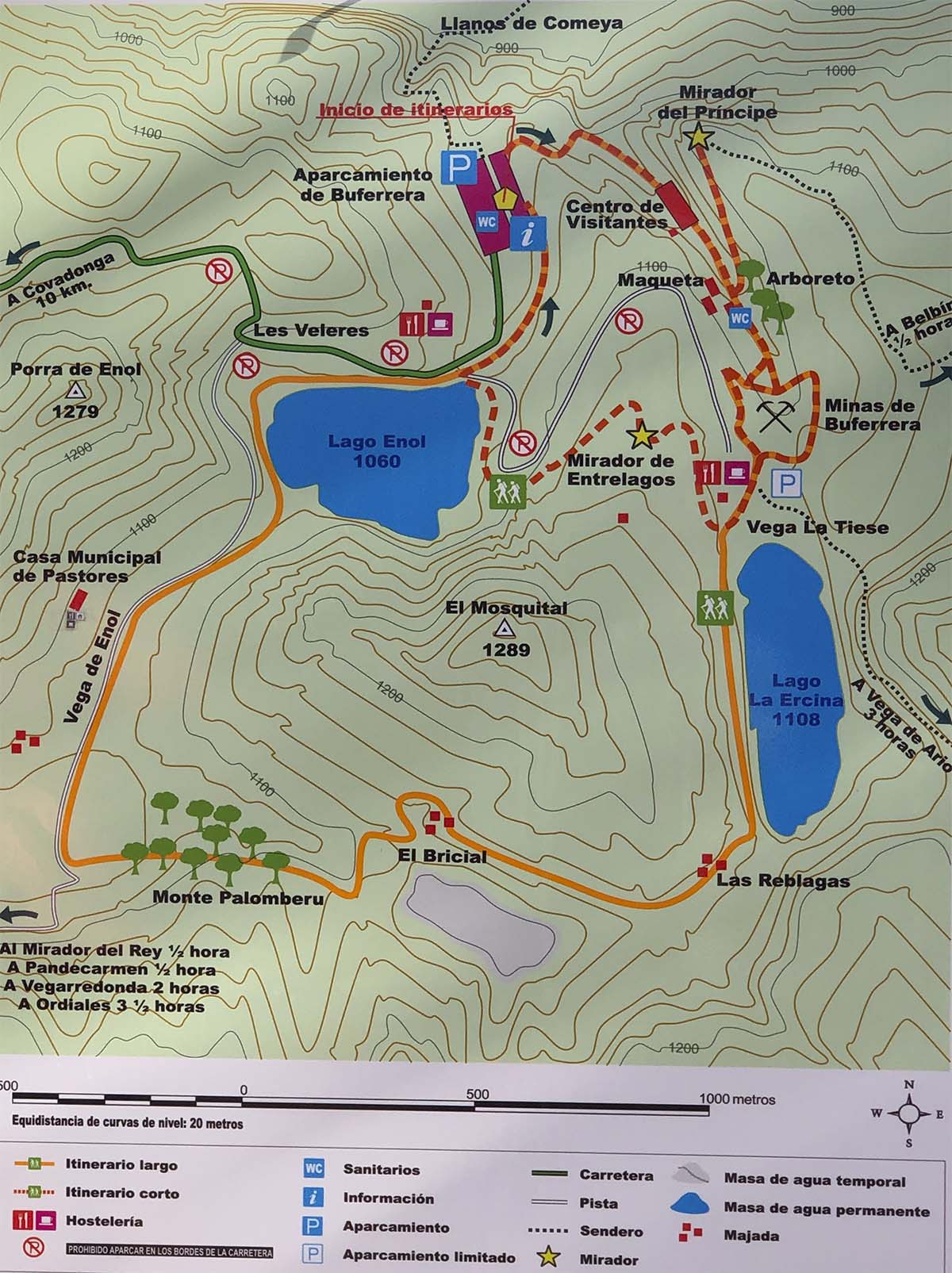 Foto del mapa Lagos de Covadonga